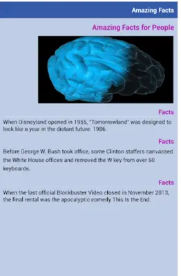 Amazing Facts android App screenshot 3